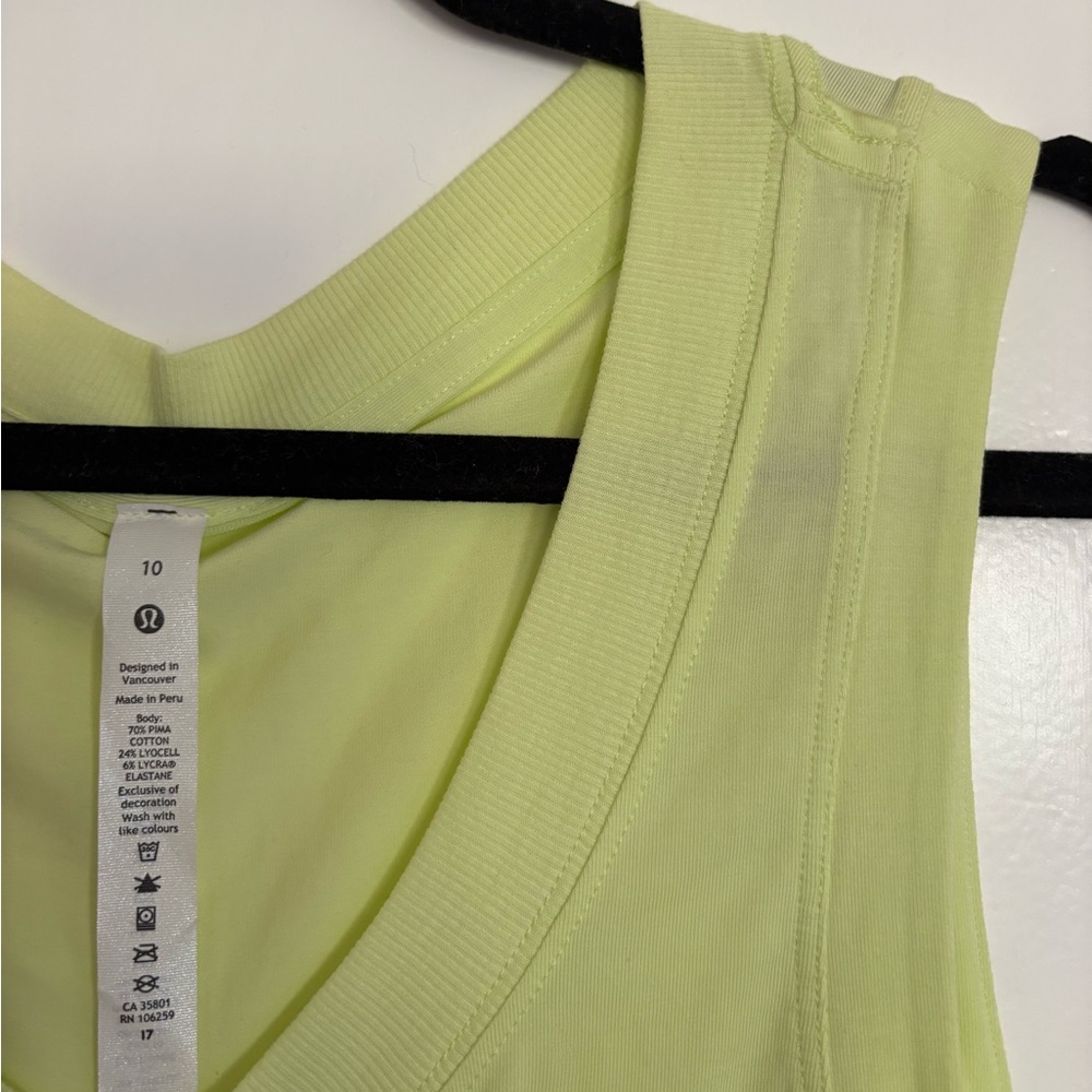 Lululemon Athletica Lime/Lemon Dress